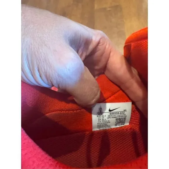 Men’s Nike air max 2017 sneakers bright crimson size 9 - Picture 4 of 5